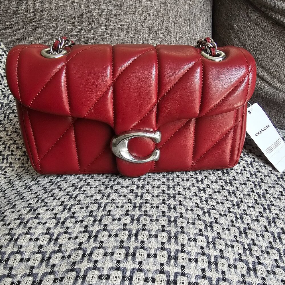 Coach Tabby 20 Dark Ruby NWT